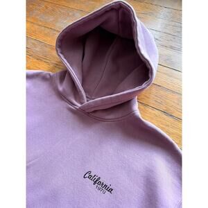 ZARA Dusty Pink 'California 1970' Hoodie Girls sz 11-12
